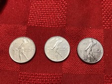 Italy, 50 Lire, Set Of Three, 1977 And 1979