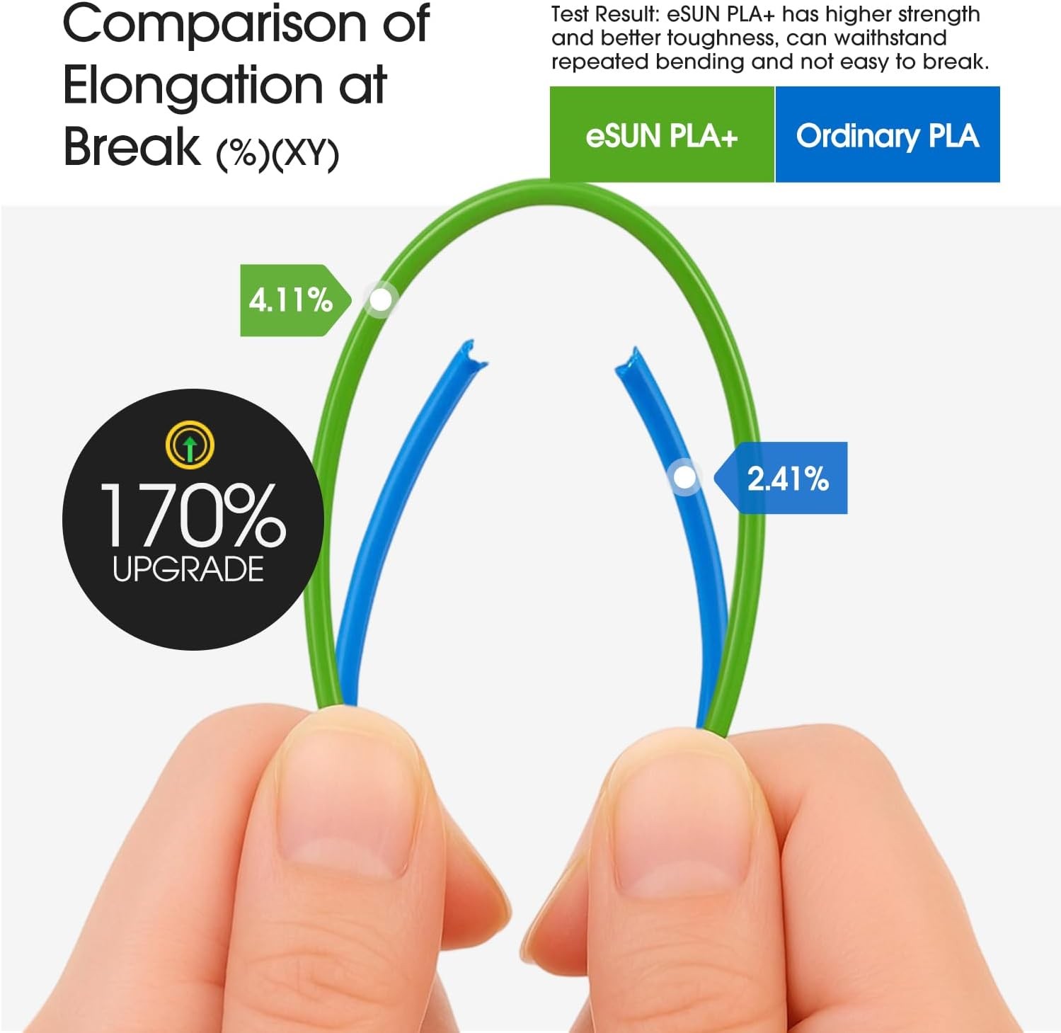 eSUN PLA Filament 1.75mm 1kg Spule 3D Druckfil - Bild 2