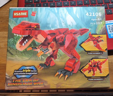 HSANHE STEM 3 in1 Dinosaurs Building Kits 287PCS, Toys for Kids Age 6-10 Year...