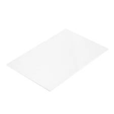 ABS Plastic Sheet 12 Inch x 8 Inch x 0.12 Inch ABS Styrene Sheets White
