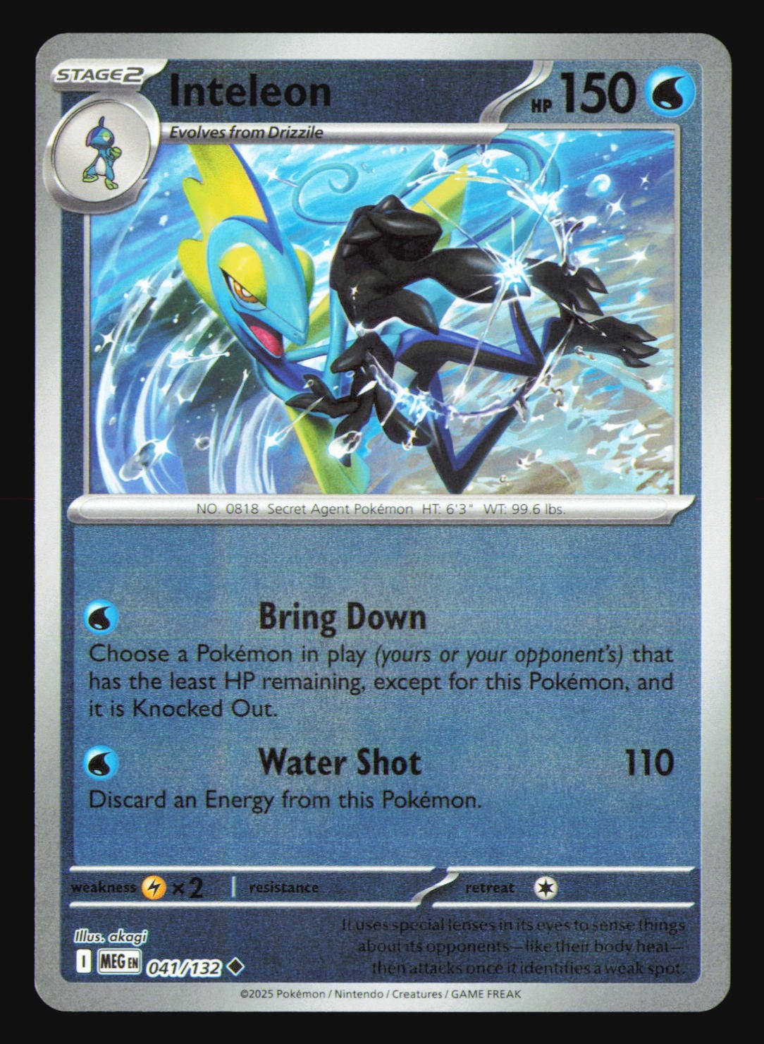 ME01: Mega Evolution #041/132 Inteleon
