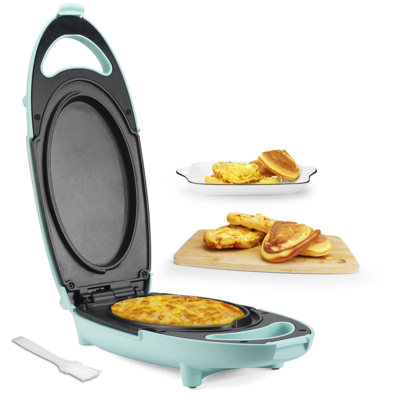 Baker’s Friend Omelette Maker Electric, Omelette Pan Nonstick, Frittata Pan &...