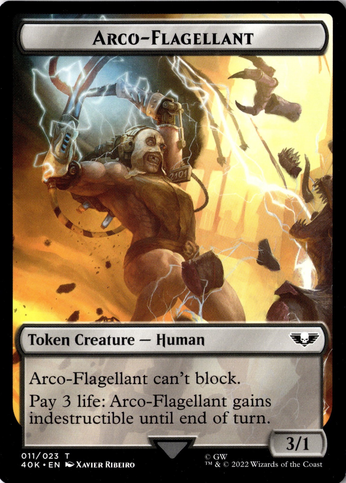 Soldier (004) // Arco-Flagellant Double-Sided Token (Surge Foil)