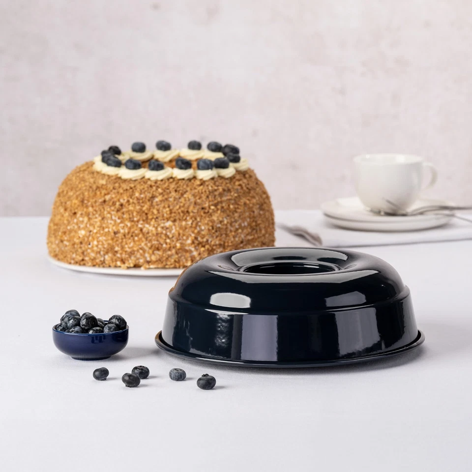 Frankfurter Kranz Kuchenform 26 cm Back-Liebe Emaille – Schnitt-  kratzfeste ... - Bild 2 von 4