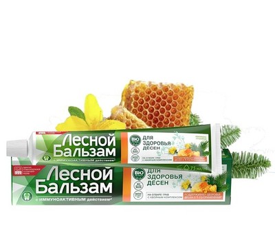 Forest Balsam Herbal Toothpaste 75 ml/2.53 fl oz - Лесной Бальзам
