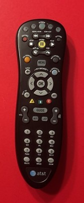 AT&T S10-S1 Uverse U-Verse Standard Multi-Function DVR Universal Cable Remote