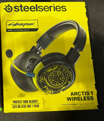 SteelSeries Arctis 1 Wireless Headset Cyberpunk Netrunner Edition Read Desc*