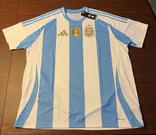 Adidas Argentina Home Jersey 2024 XXL Blue White 2022 World Cup Champions