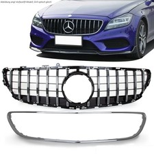 Kühlergrill Chrom passt für Mercedes CLS W218 Mopf 14-18 Sport-Panamericana GT