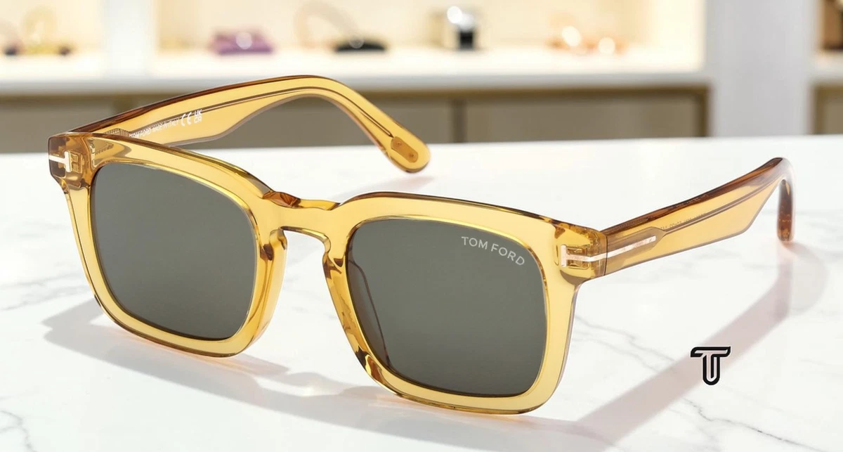 Tom Ford Yellow Green Sunglasses for Men for sale | eBay