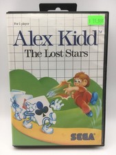 Sega Master System 1988 - Alex Kidd: The Lost Stars w/ Box & Manual (Read Desc)