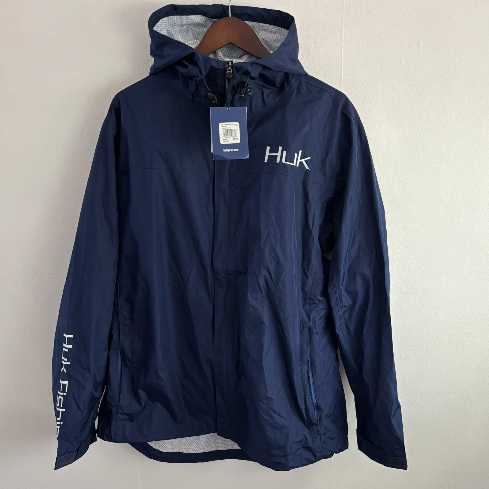 Huk CYA Men’s Rain Jacket Wind Sz Large Blue Packable Waterproof Fishing Hooded
Opens in a new windo