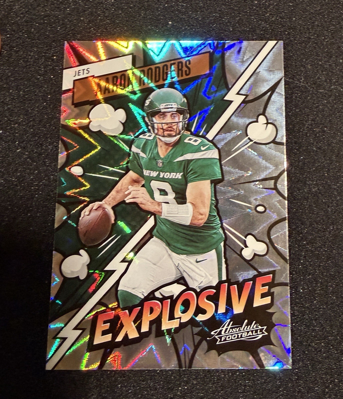 2023 Panini Absolute - Explosive Aaron Rodgers #9 SSP