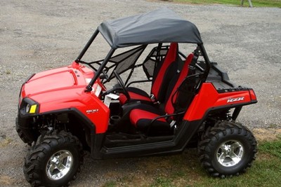Polaris RZR 800 900 2008-2014 Weiches Dach | Maßgefertigt | Schwarz