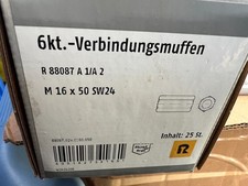 Reyher Verbindungsmutter M16x50mm  25Stück  EDELSTAHL SW24   / Cont1BlauK8