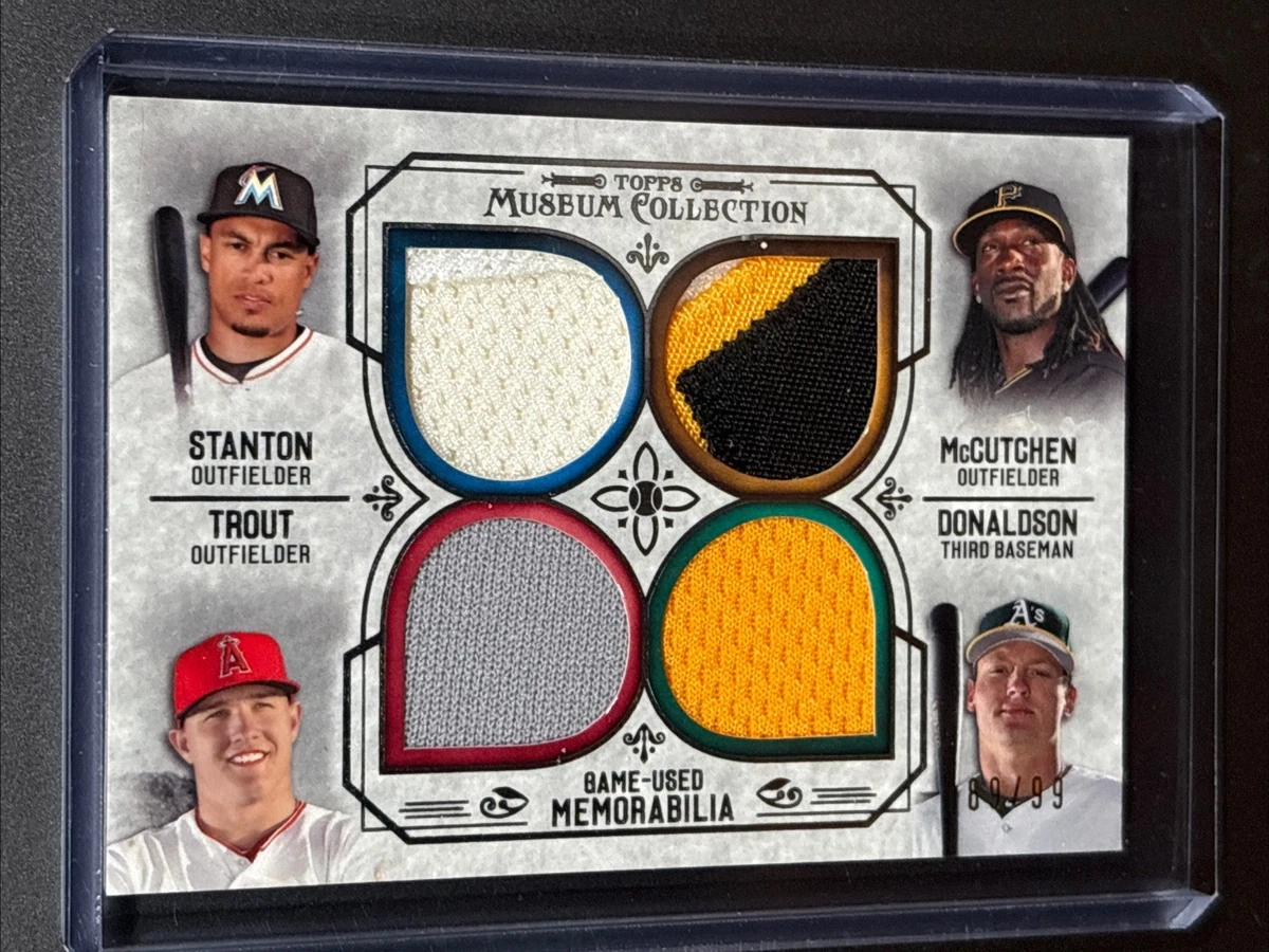 topps2015 ジャンカルロ・スタントン布カード topps2015 ジャンカルロ
