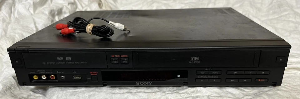SONY DVD RECORDER VCR Combo Player, HDMI RDR-VX560, with RCA cable, - Image 2 of 4