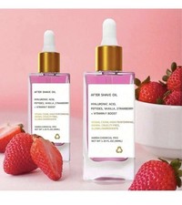 2 Packs After Shave Oil For Skin Strawberry Vanilla For Women Soothing Shave