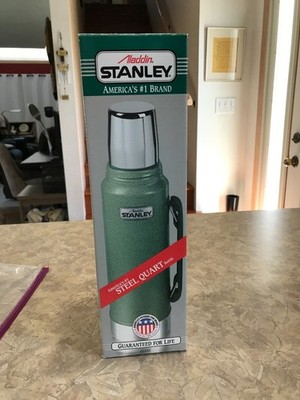 Vintage (1988) Aladdin Stanley Steel Quart Thermos in Box