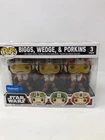 Funko POP! Star Wars Black Box Wedge, Biggs & Porkins Vinyl Figure DAMAGED BOX