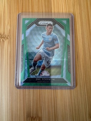 2020-21 Panini Phil Foden Green Wave Prizm #96