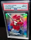 2018 TOPPS CHROME SHOHEI OHTANI ROOKIE PSA 10 GEM MINT REFRACTOR #IA-SO RC!!