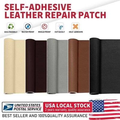 Self-Adhesive Leather Repair Patch Tape for Car Seats Couch Sofa Chair Jacket