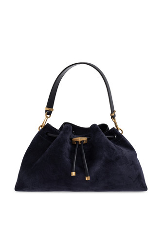 Jimmy Choo Bon Bon Navy Blue Leather Shoulder Bag New & Authentic