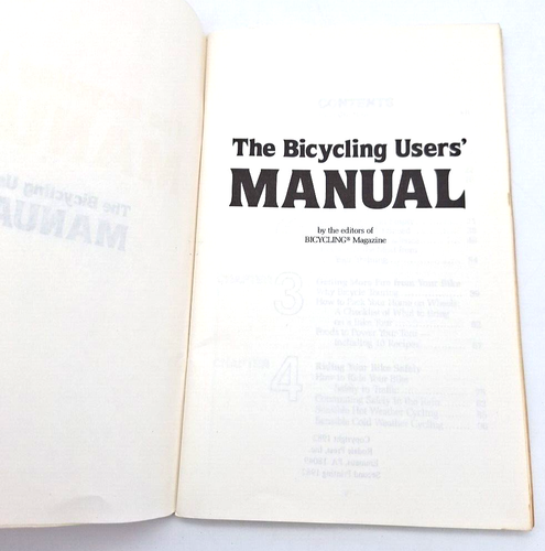 Ancien manuel d'utilisation du vélo 1982 par les éditeurs de Bicycling Magazine RARE - Photo 7/13
