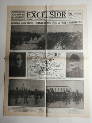 N330 Titelseite der Zeitung Excelsior 26. Juni 1920 Der neue Ostkrieg