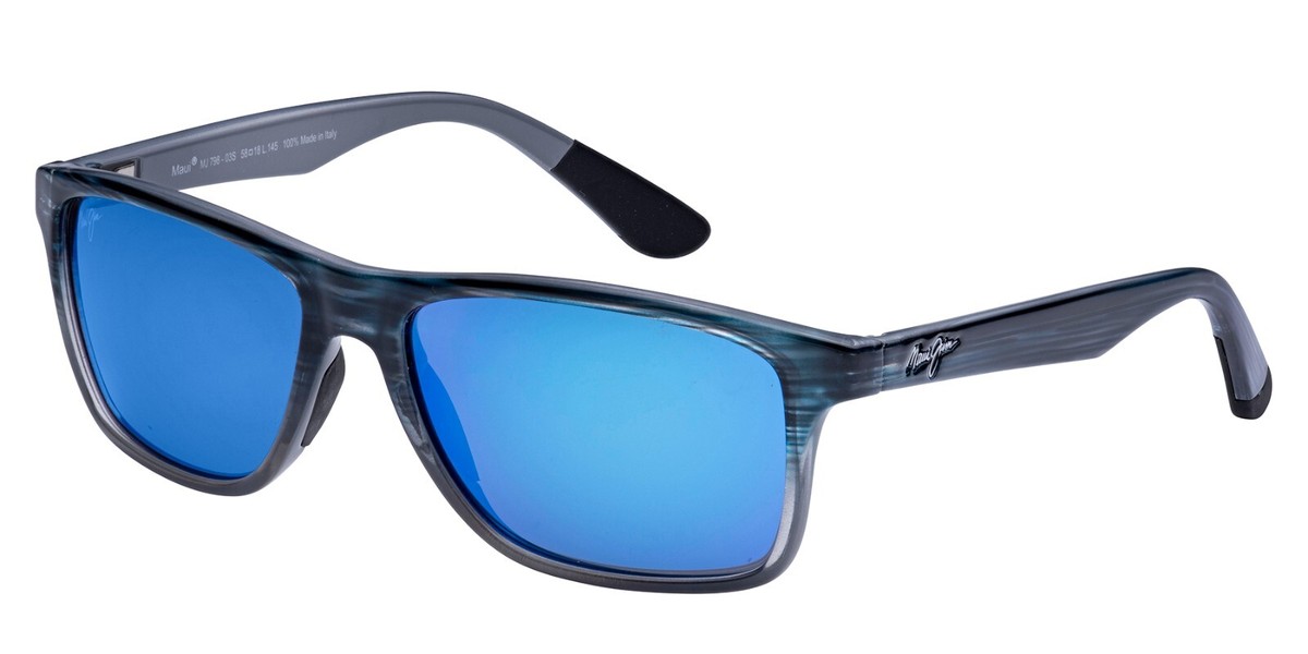 Maui Jim Men's Onshore Polarized Rectangular Sunglasses stg