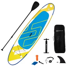 11ft Inflatable Stand Up Paddle Board 6” Thick w/ Leash Backpack Water Sports
