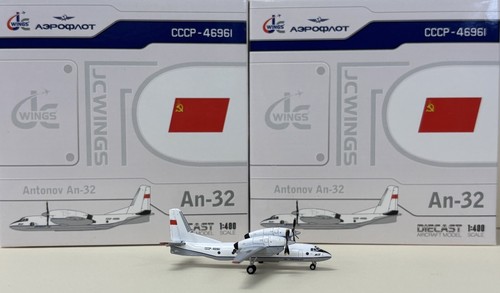 Antonov An-32 Reg : CCCP-46961 Scale 1:400 Diecast model JC Wings LH4330 - Picture 10 of 17