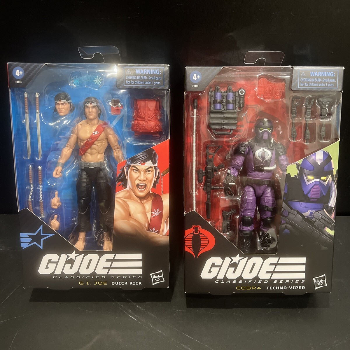 Hasbro GI Joe Classified Quick Kick 116 & Techno Viper 117 6