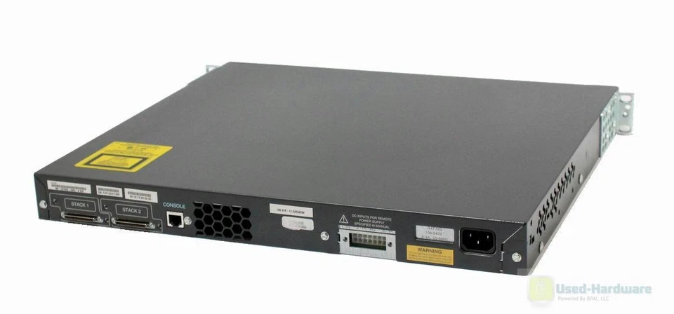 Cisco WS-C3750G-48PS-S Catalyst 48-Ports PoE Gigabit Ethernet Switch and 4 SFP - Image 2 of 2