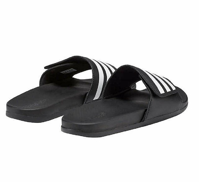 Mens 12 Black adidas Adilette Comfort 