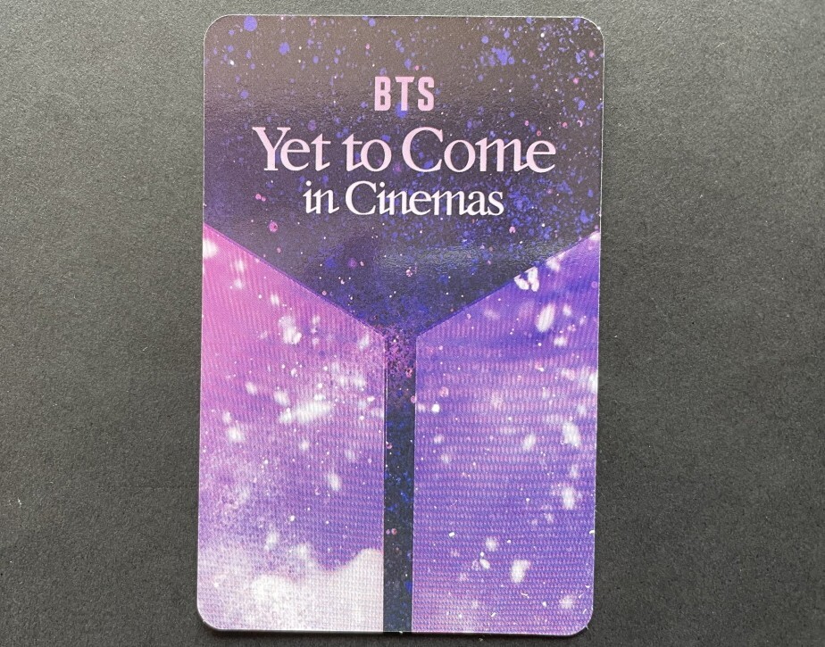 BTS-YET TO COME IN CINEMAS PHOTO CARD JIMIN | eBay