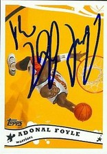 Adonal Foyle autographed Basketball Card (Golden State Warriors) 2005 Topps #152