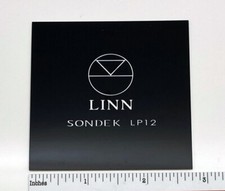 Linn Sondek LP12 Deck Badge 2.75" Square Aluminum Custom Made