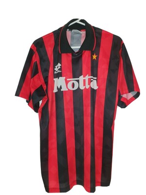 AC MILAN ORIGINALE REPLICA 1993 94 HOME SHIRT JERSEY LOTTO Retrò Maglia  MOTTA M | eBay