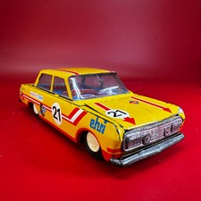 VINTAGE EHRI OPEL RECORD 21 TIN TOY CAR VEB RALLEY DDR GDR FRICTION GERMANY