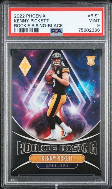 Kenny Pickett Panini Phoenix Rookie Rising #RIS1 Black