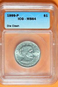 1999-P ICG MS64 SUSAN B ANTHONY DOLLAR #B40606
