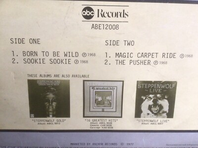 Seppenwolf Born To Be Wild 4track 1968 Ep Orig Vinyl Rock