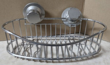 NeverRust Power Grip Pro Stainless Steel Shower Caddy Basket 10" L x 5" W x 3