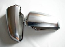 ALU Matt Spiegel Abdeckung Spiegel Kappe Spiegel Gehäuse für Audi A3 8P A4 8E A6