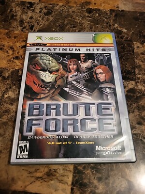 Brute Force (Microsoft Xbox, 2003) Complete w/ Manual Tested