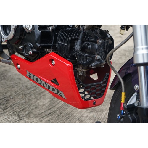 GENUINE BELLY PAN UNDER FAIRING GUARD TRIM COVER RED HONDA GROM MSX 125 SF 16-20 - Picture 12 of 13