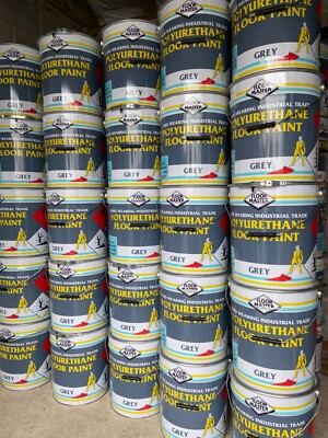 Floor Master Industrie Werkstatt Garage Bodenfarbe 20 Liter grau