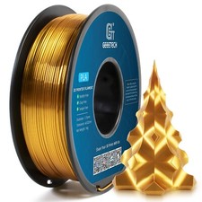 1KG GEEETECH 3D Printer Filament Silk PLA 1.75mm Glossy Silk Gold Shiny Filament